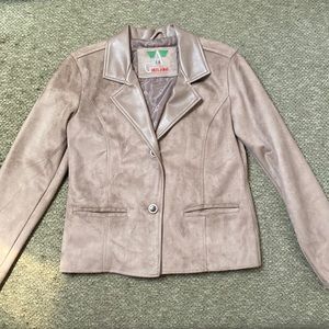 Tan suede jacket